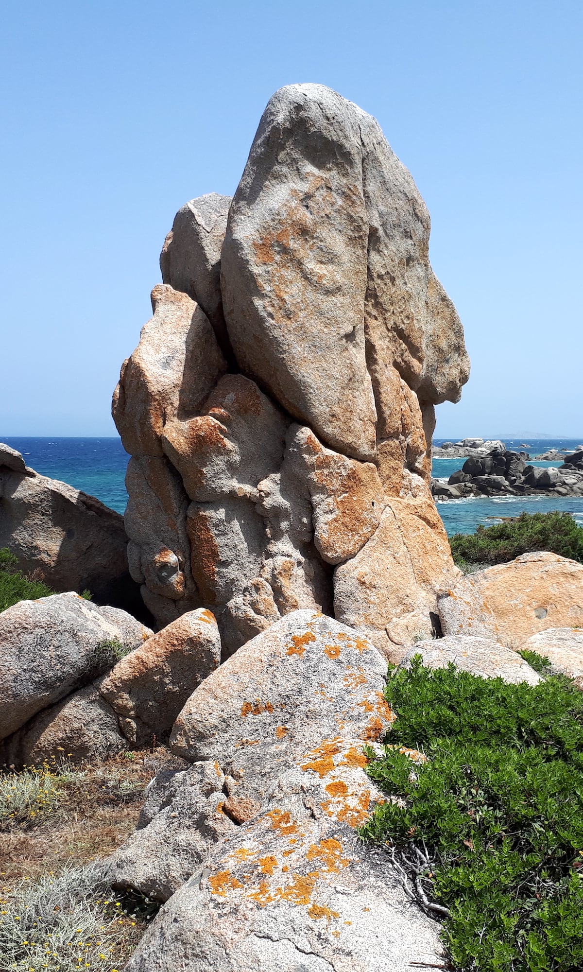 Großer Felsen bei Portobello